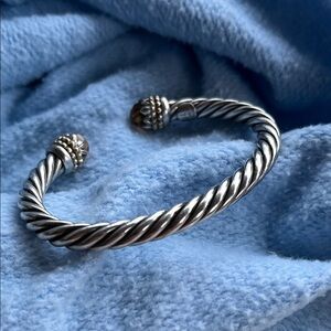 Silver Twisted Cable Bracelet